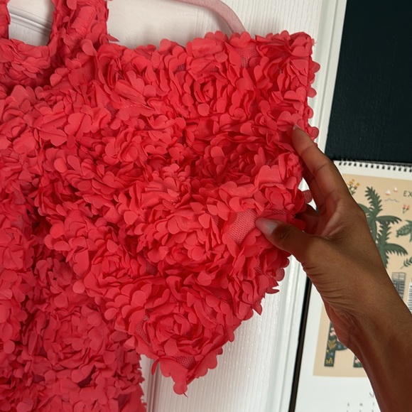 ASOS LUXE 3D floral backless midi dress with oversized bow - sz 10 - NWT - Picture 8 of 15